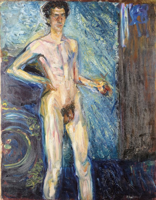 Richard Gerstl  Selbstbildnis als Akt, 1908 Öl auf Leinwand 139.3 x 100 cm Leopold Museum, Wien